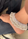 Fancy Sliver Anklet (Pair)