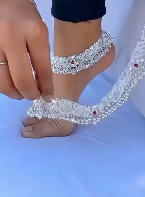 New  Silver Pazaib (pair)